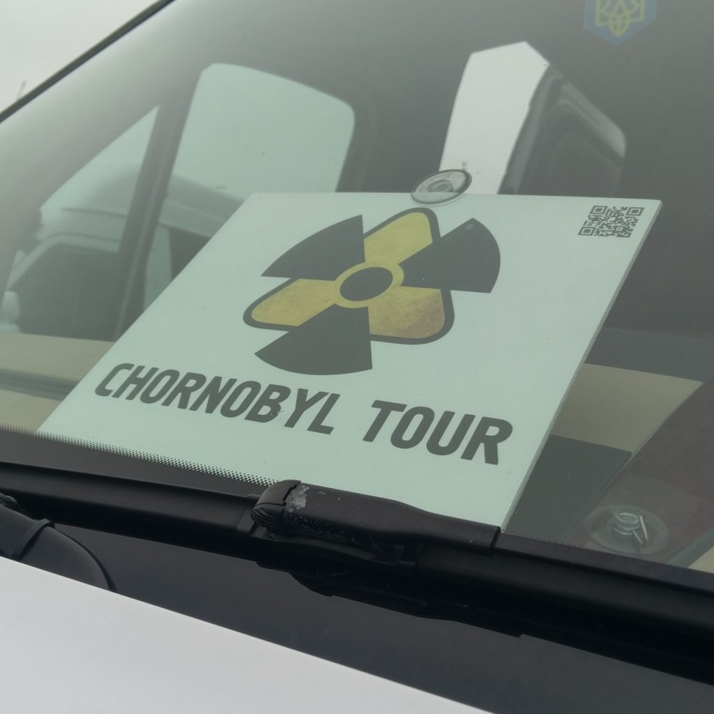 Chernobyl Tour sign